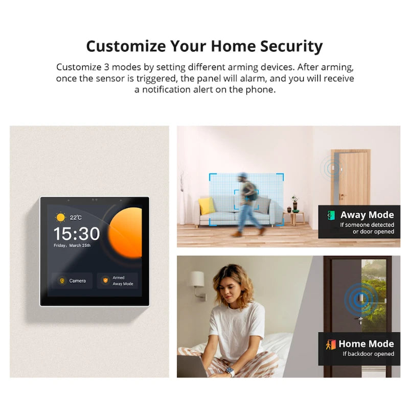 Sonoff - Zigbee 3.0 Smart Scene Wall Switch White NSPanelPRO