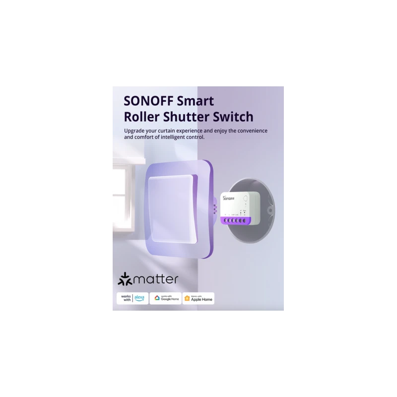 Sonoff - Pack 4x Matter WIFI roller shutter module MINI-RBS