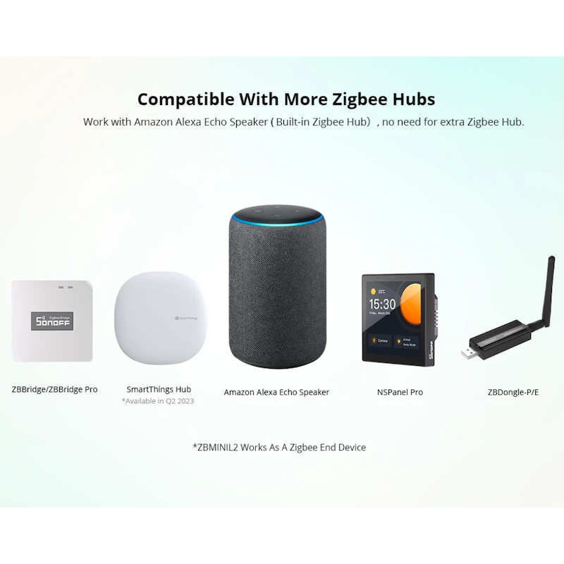 Sonoff - Zigbee 3.0 neutral-free intelligent switch ZBMINIL2