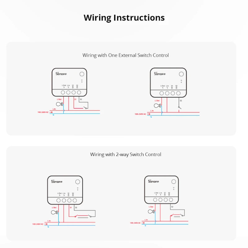 Sonoff - Zigbee 3.0 neutral-free intelligent switch ZBMINIL2
