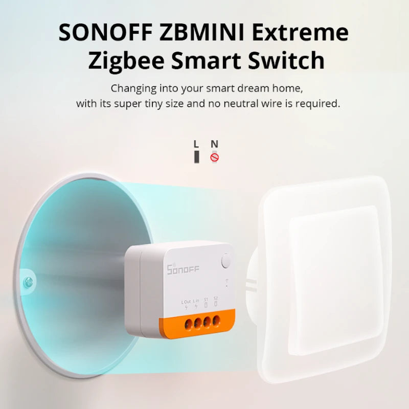 Sonoff - Zigbee 3.0 neutral-free intelligent switch ZBMINIL2