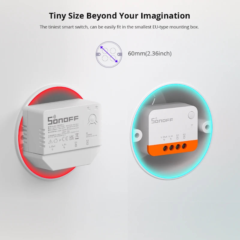 Sonoff - Zigbee 3.0 neutral-free intelligent switch ZBMINIL2