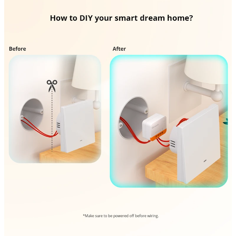 Sonoff - Zigbee 3.0 neutral-free intelligent switch ZBMINIL2
