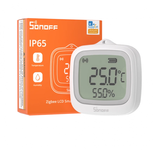 Sonoff - Zigbee temperature and humidity sensor with display IP65 SNZB-02WD