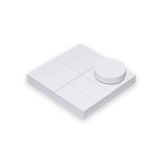 Sunricher - 12-button wall-mounted Zigbee remote control + scroll wheel, compatible with Zigbee2mqtt, Home Assistant