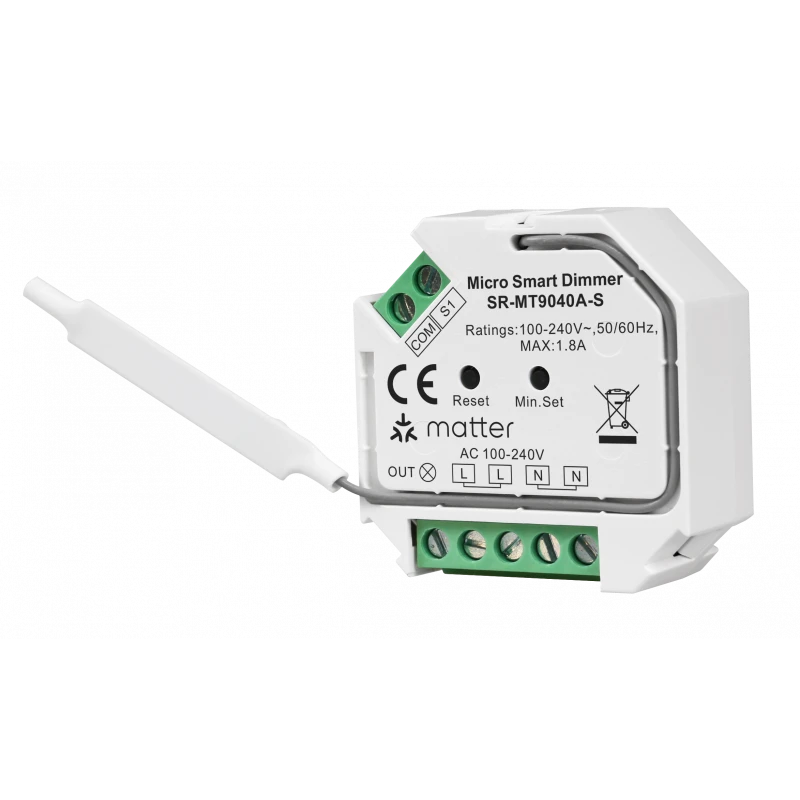 Sunricher - Zigbee and Matter over Thread dimmer module 400W (with or without neutral)