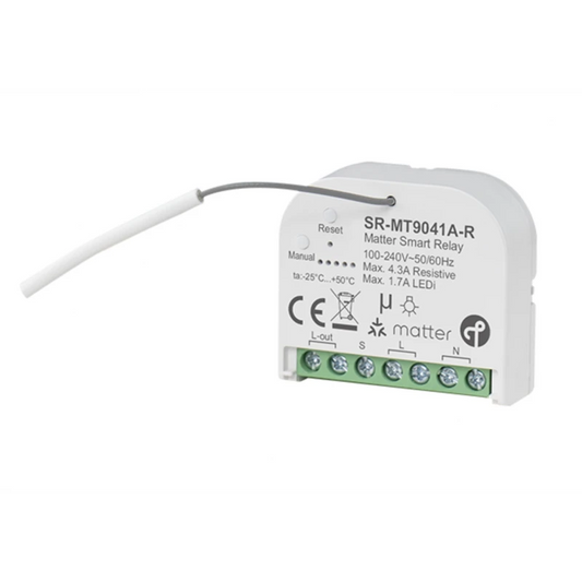 Sunricher - Matter Thread relay module ON/OFF 230V SR-MT9041A-R