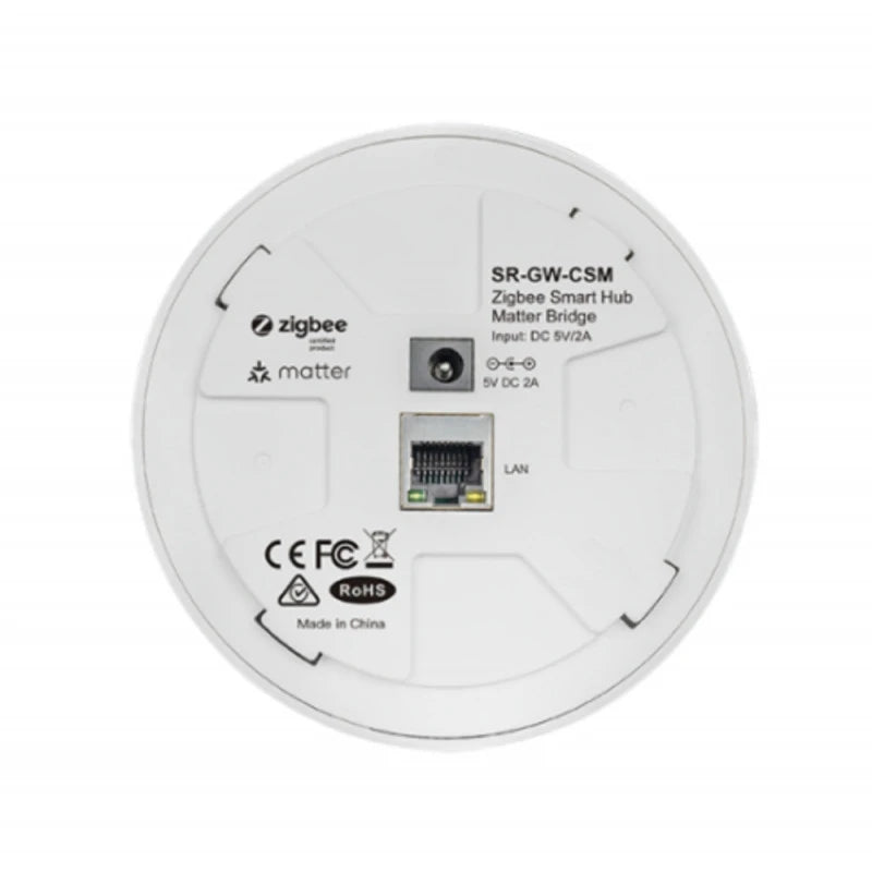 Sunricher - Smart Hub Zigbee Matter, Homekit, ceiling mount, Ethernet SR-GW-CSM