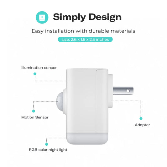 ThirdReality - Multifunction Zigbee night light, motion sensor, light and lighting (Type-F)