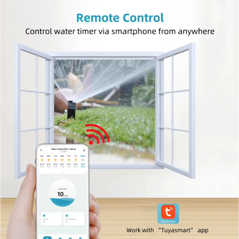 Yieryi - Tuya Smart Life Zigbee sprinkler + consumption meter