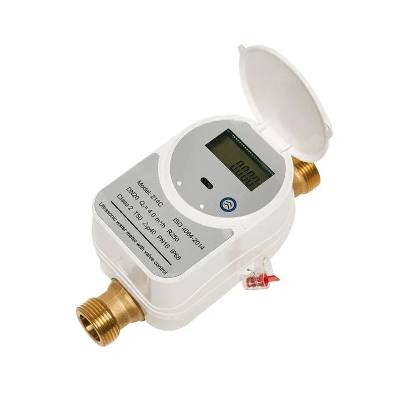 ZPMeter - Zigbee Ultrasonic Water Meter + Valve DN20 Tuya Smart Life