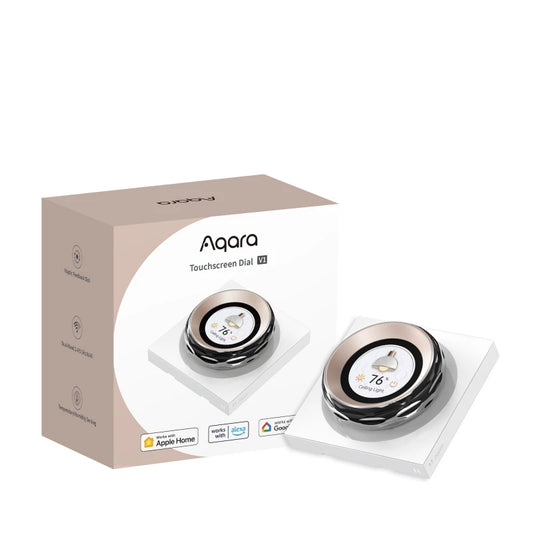 Aqara - 2-channel Wi-Fi/Zigbee touch rotary wall switch Aqara Touchscreen Dial V1 DS-K01D