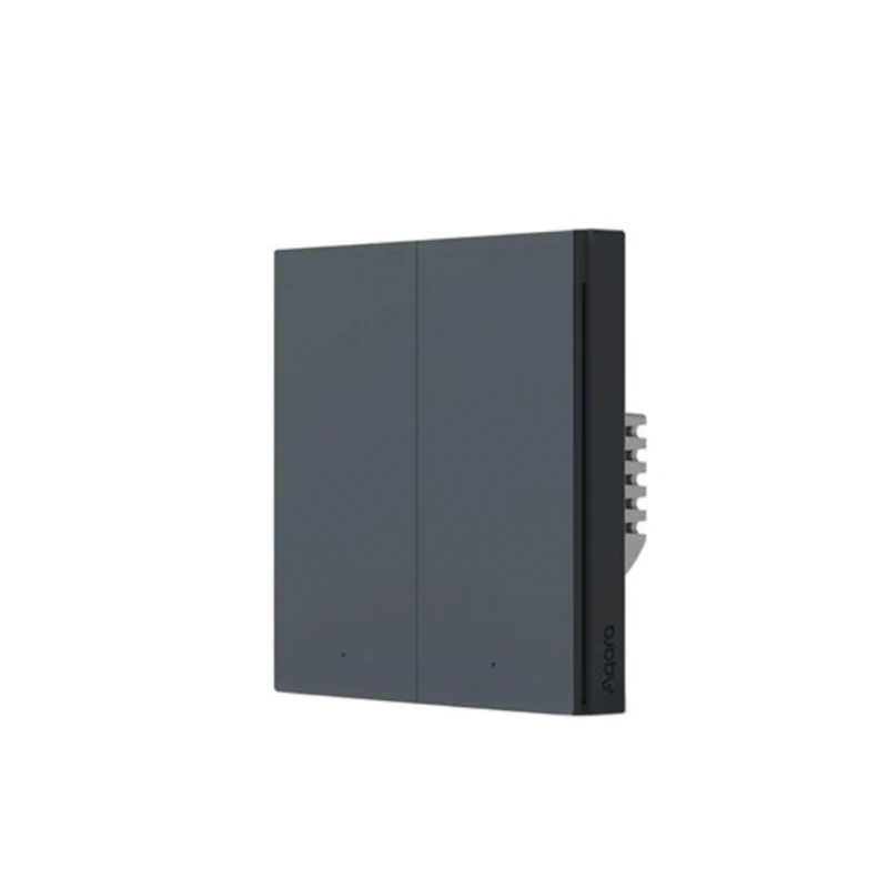 Aqara H1 - ZigBee 3.0 double wall switch with neutral, grey