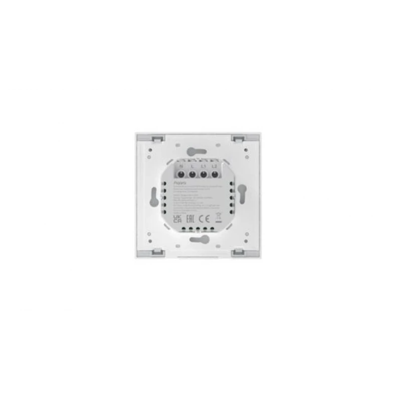 Aqara H1 - ZigBee 3.0 double wall switch with neutral, grey