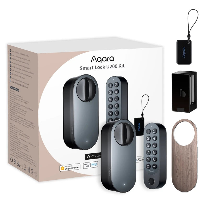 Aqara - Matter over Thread Smart Lock U200 Black