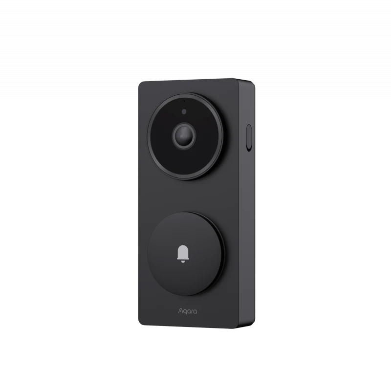 Aqara - Wi-Fi Smart Video Doorbell Aqara Doorbell Camera Hub G410 Select (Black)