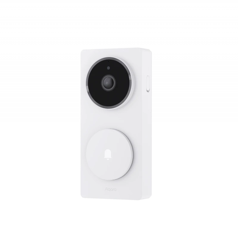 Aqara - Wi-Fi Smart Video Doorbell Aqara Doorbell Camera Hub G410 Select (White)