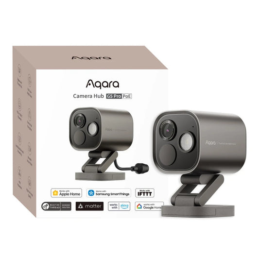 Aqara - Zigbee 3.0 Aqara Camera Hub G5 Pro (PoE) - gray CH-C03D