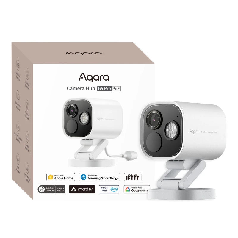 Aqara - Zigbee 3.0 Aqara Camera Hub G5 Pro (PoE) - λευκό CH-C03DW