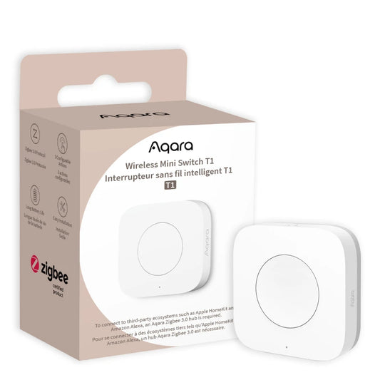 Aqara - Zigbee 3.0 Wireless Mini Switch T1 WB-R02D