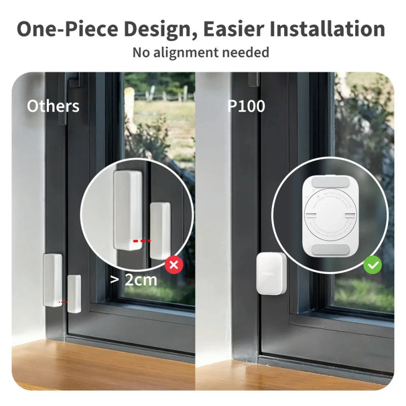 Aqara - Zigbee, Matter Thread, Bluetooth multi-state sensor P100 VB-S03D Black