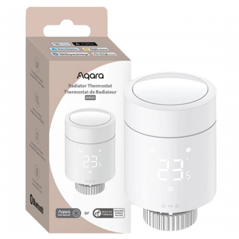 Aqara - Zigbee / Thread Thermostatic Radiator Valve Thermostat W600