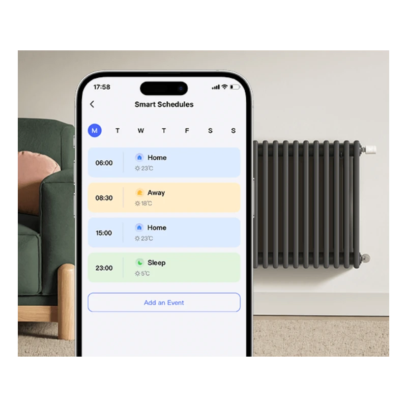 Aqara - Zigbee / Thread Thermostatic Radiator Valve Thermostat W600