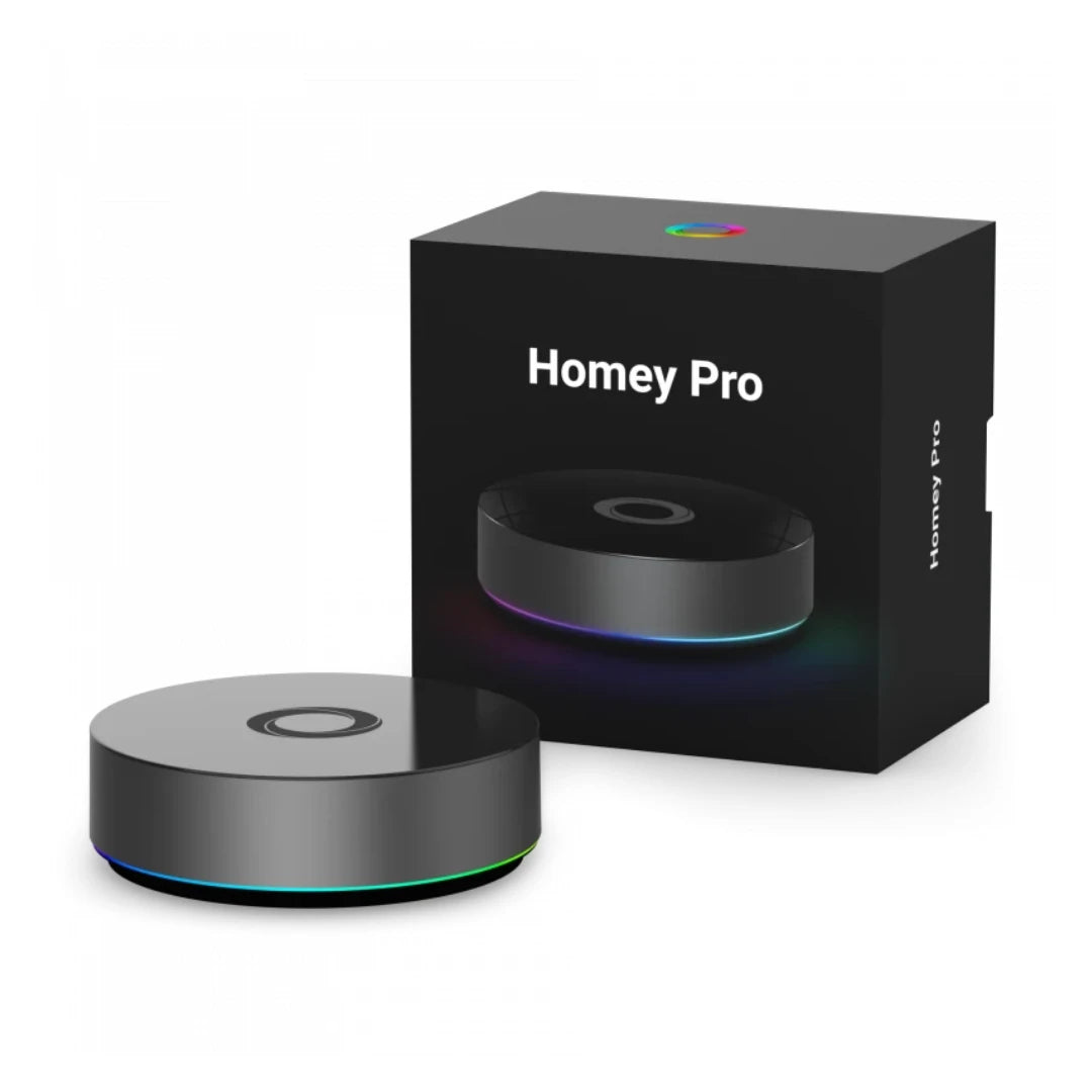 HOMEY PRO 2026 - Z-Wave Plus, Zigbee, Wi-Fi, Matter, Thread, IR, 433 MHz, Bluetooth Smart Hub