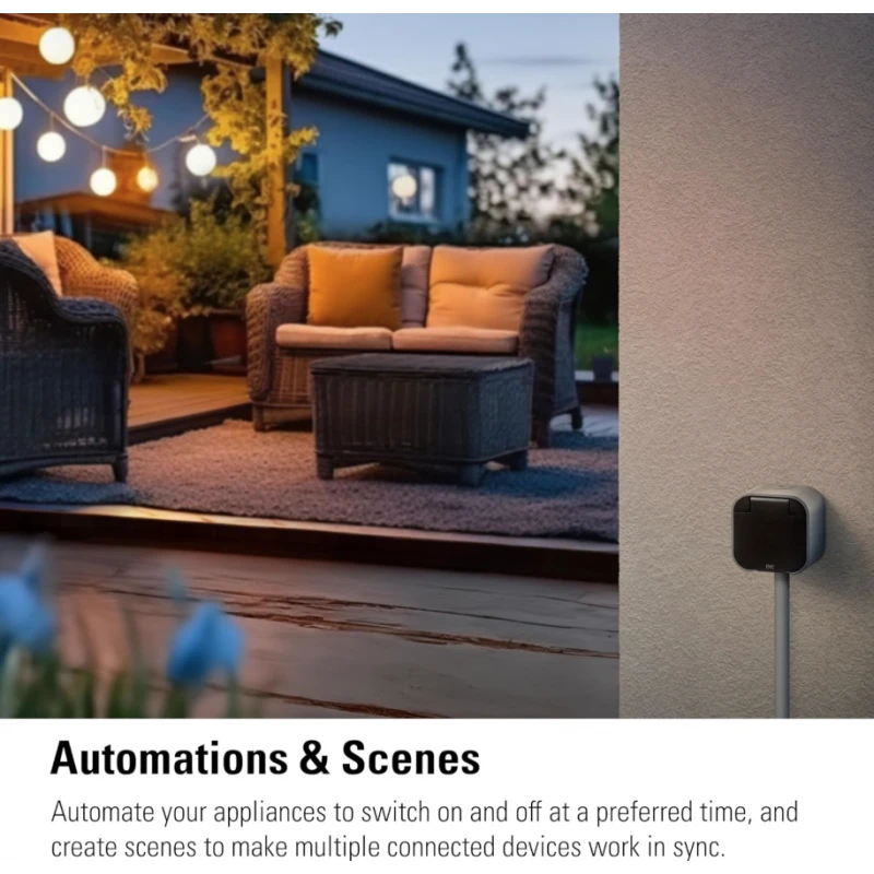 EVE - Matter Over Thread Energy Outdoor Socket IP44