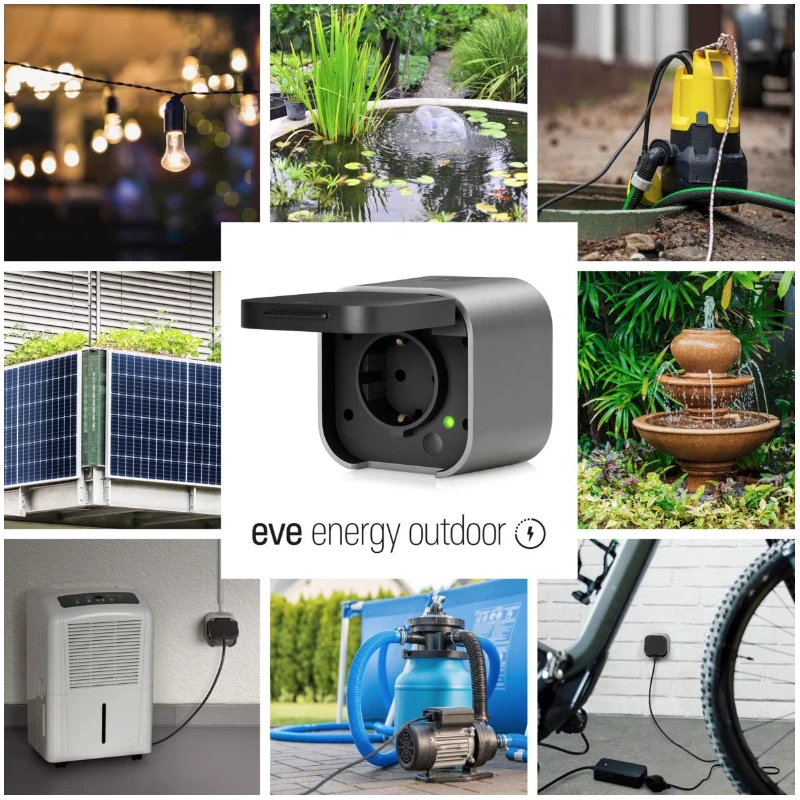 EVE - Matter Over Thread Energy Outdoor Socket IP44