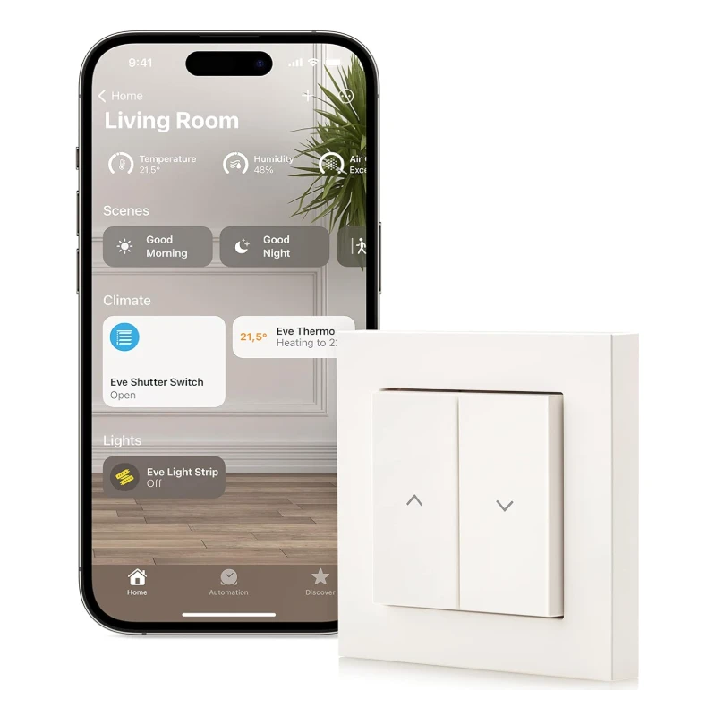 Eve - Matter Thread roller shutter switch 10ECI1751