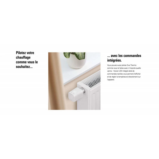 Eve - Matter Thread thermostatic valve Eve Thermo 5th (Google Home, Home Assistant, SmartThings, Alexa)