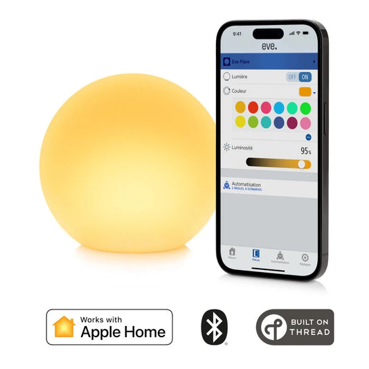 Eve Flare - Apple Homekit and Matter Thread Smart portable LED lamp