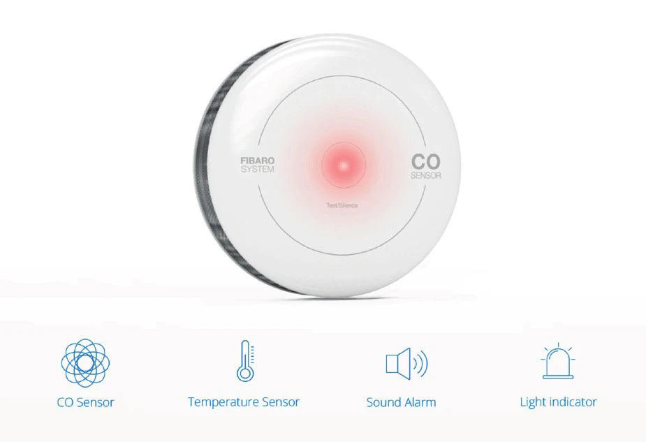 FIBARO - Z-Wave+ CO Sensor carbon monoxide detector