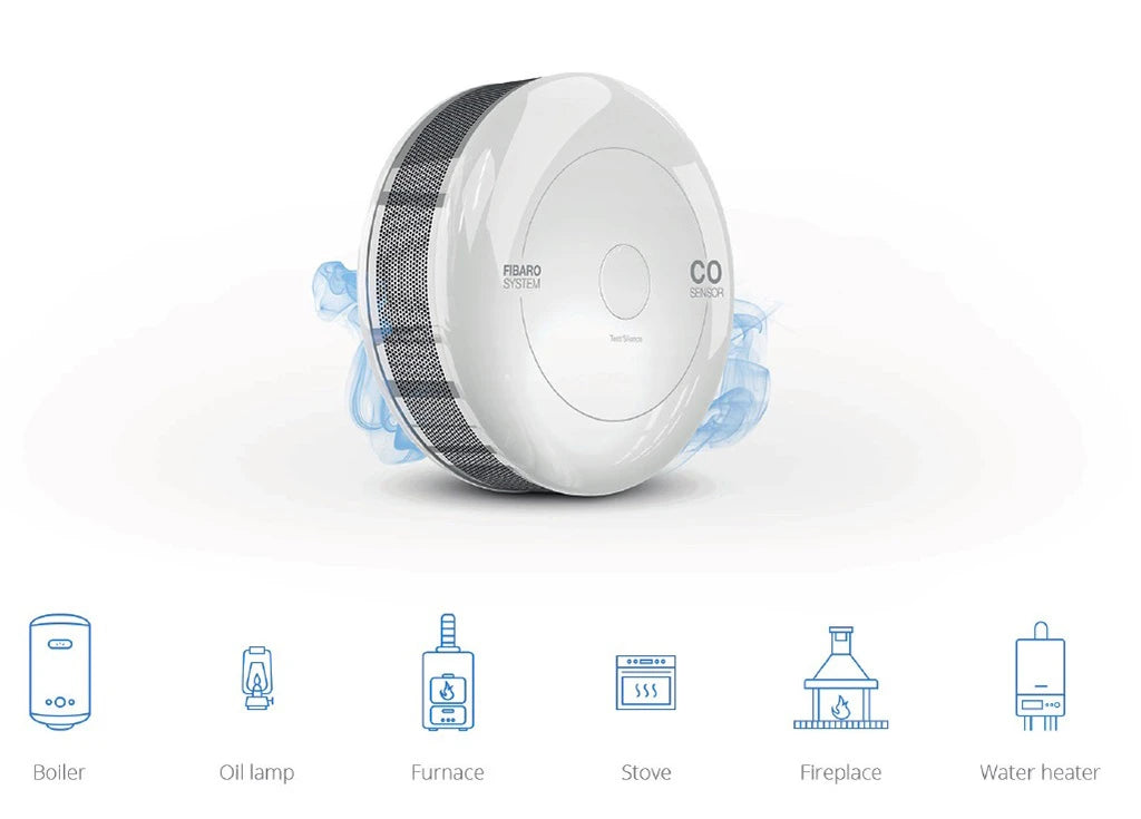FIBARO - Z-Wave+ CO Sensor carbon monoxide detector