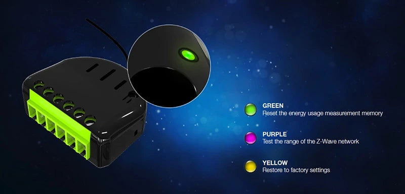 FIBARO FGS-213 - Z-Wave+ Switching Micromodule Single Switch 2 ON/OFF