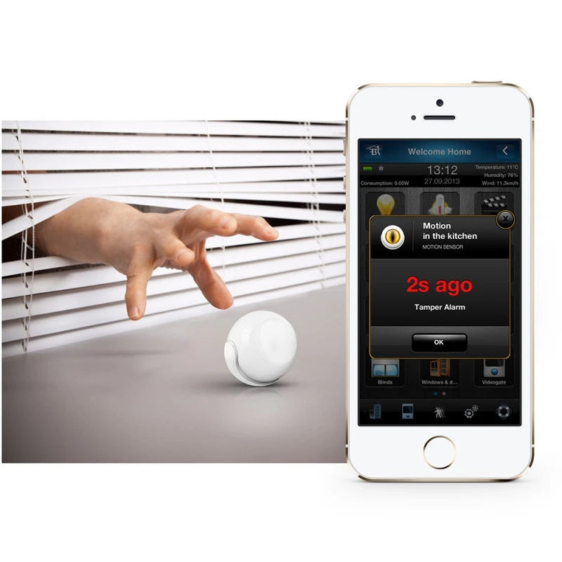 FIBARO FGMS-001 - Πολυλειτουργικός ανιχνευτής κίνησης Z-Wave+