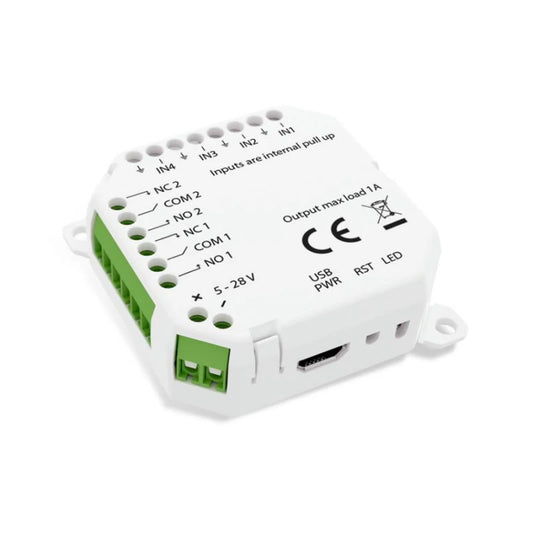 Frient - Zigbee 3.0 I/O module - 4 inputs + 2 outputs IOMZB-110
