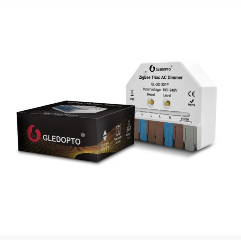 Gledopto GL-SD-301P - Zigbee Triac Dimmer Module, 1-channel, 100–240 V AC