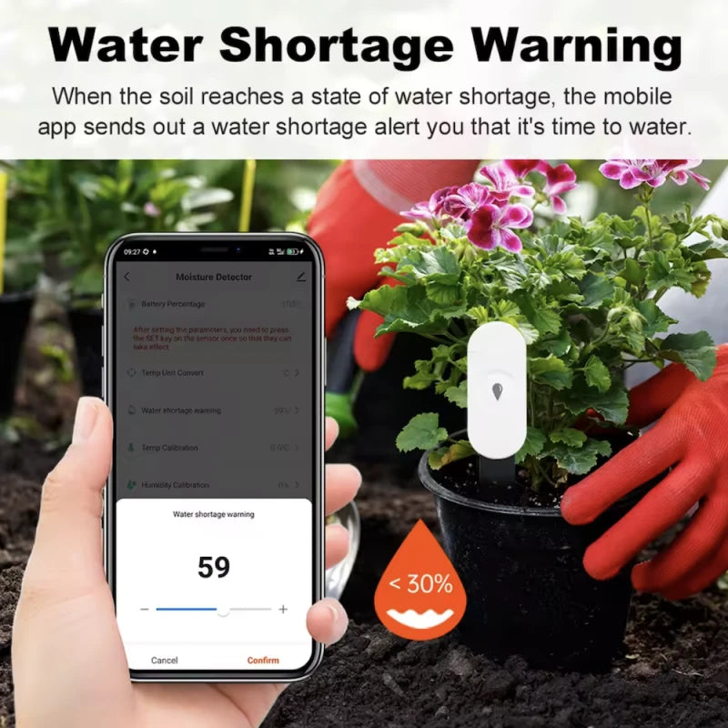 Haozee - Tuya Smart Life Zigbee plant sensor (temperature + humidity)