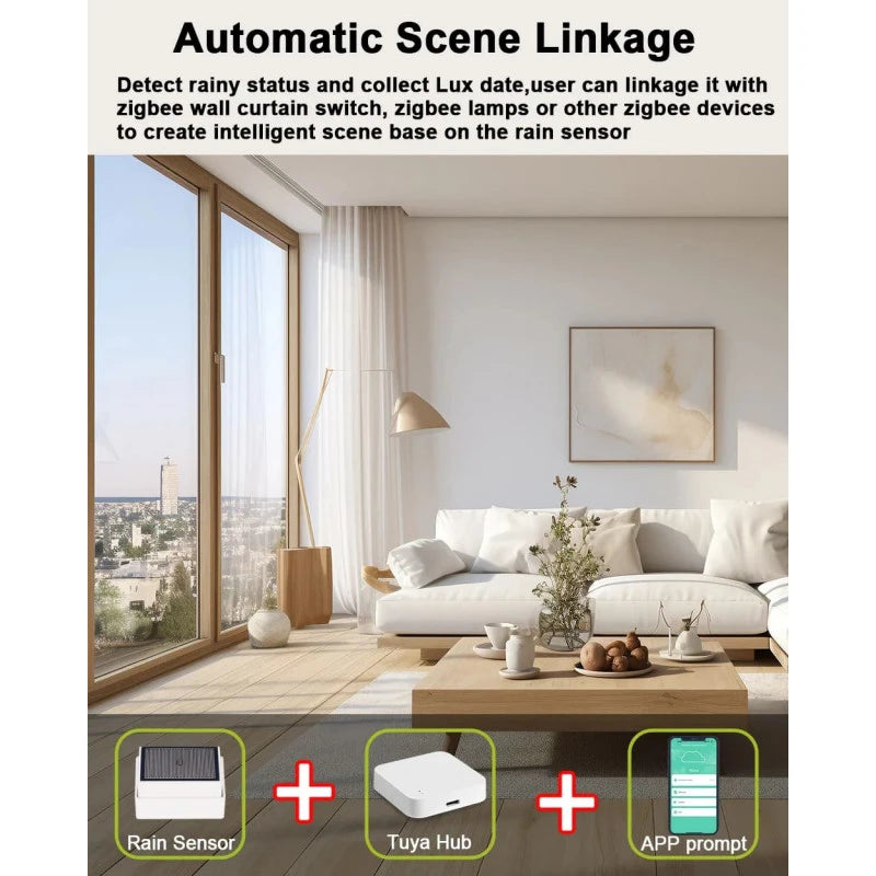 Haozee - Zigbee Rain and Light Sensor Tuya