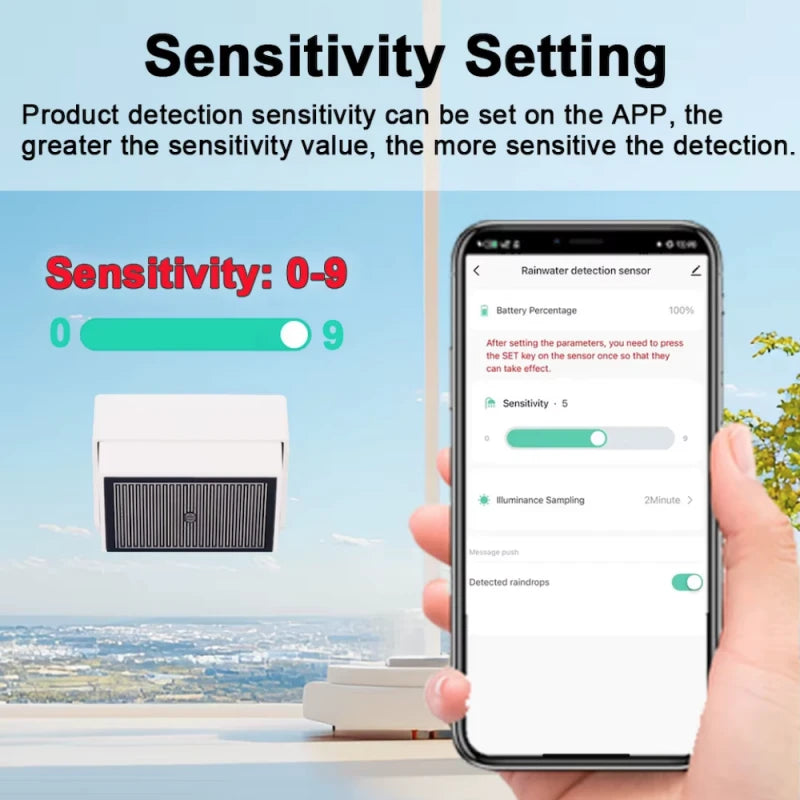 Haozee - Zigbee Rain and Light Sensor Tuya