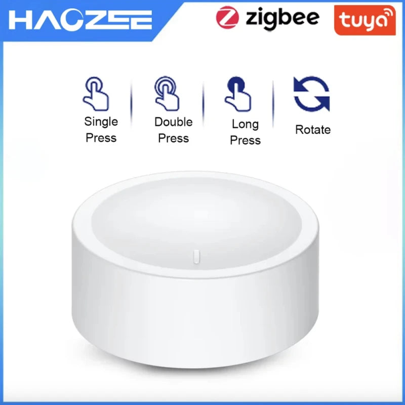 Haozee - Zigbee Tuya Smart Life Rotary Dimmer Knob Button
