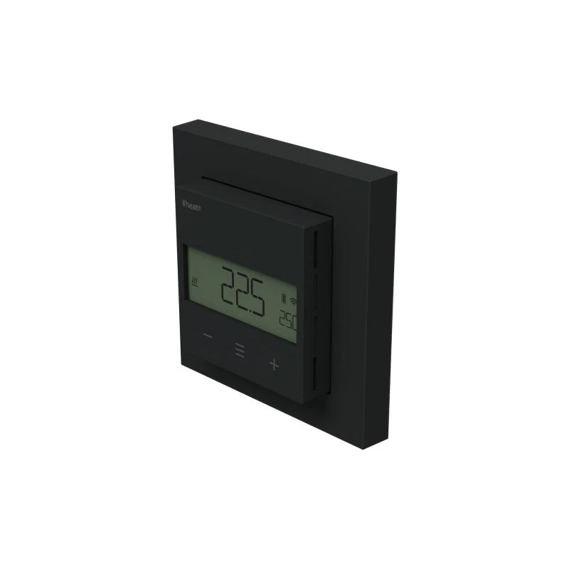 Heatit - Battery operated thermostat Z-Wave Z-TEMP3 black