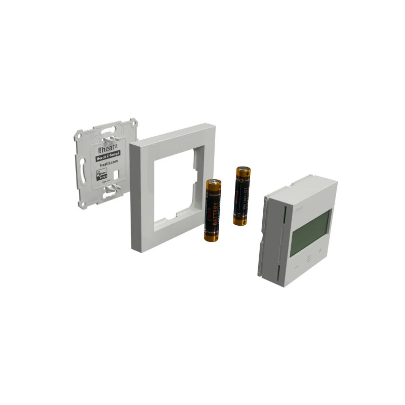 Heatit - Battery operated thermostat Z-Wave Z-TEMP3 white
