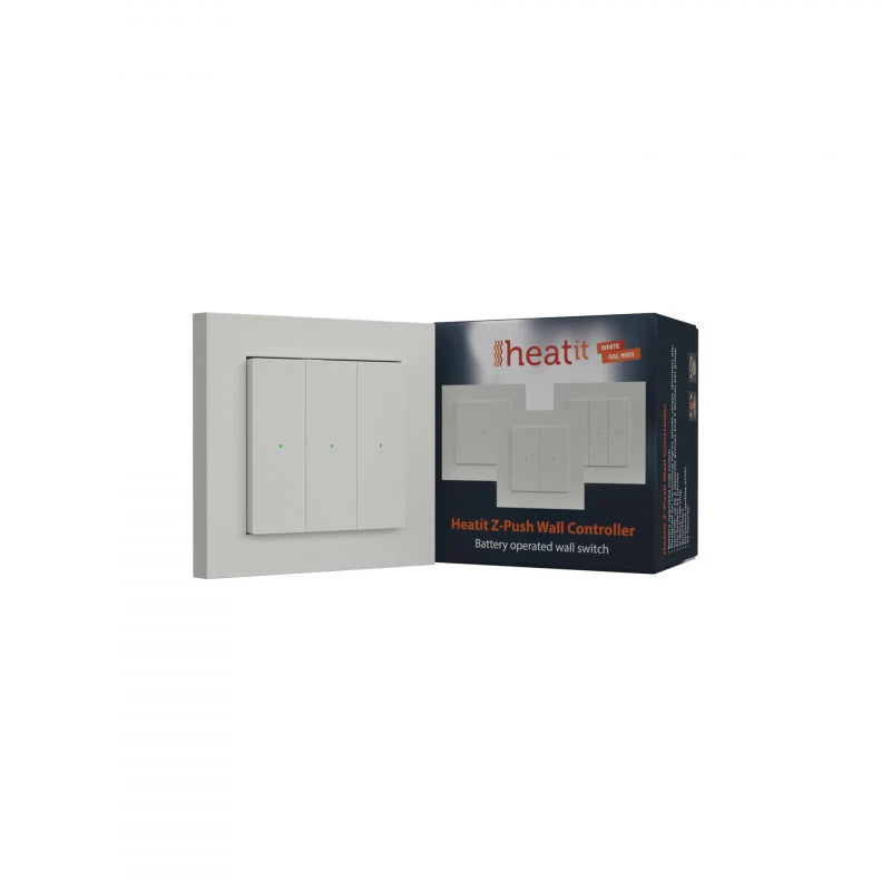 Heatit - Langaton kytkin Z-Wave+ 700 Z-Push White