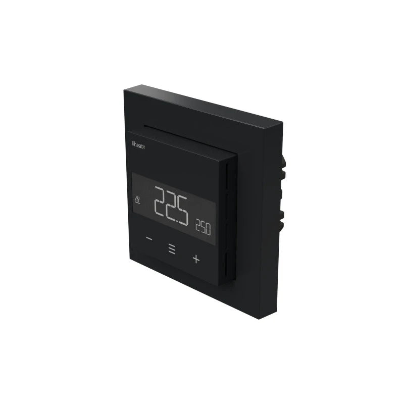 Heatit - Z-TRM6 Z-Wave+ 800 elektroninen termostaatti (musta)