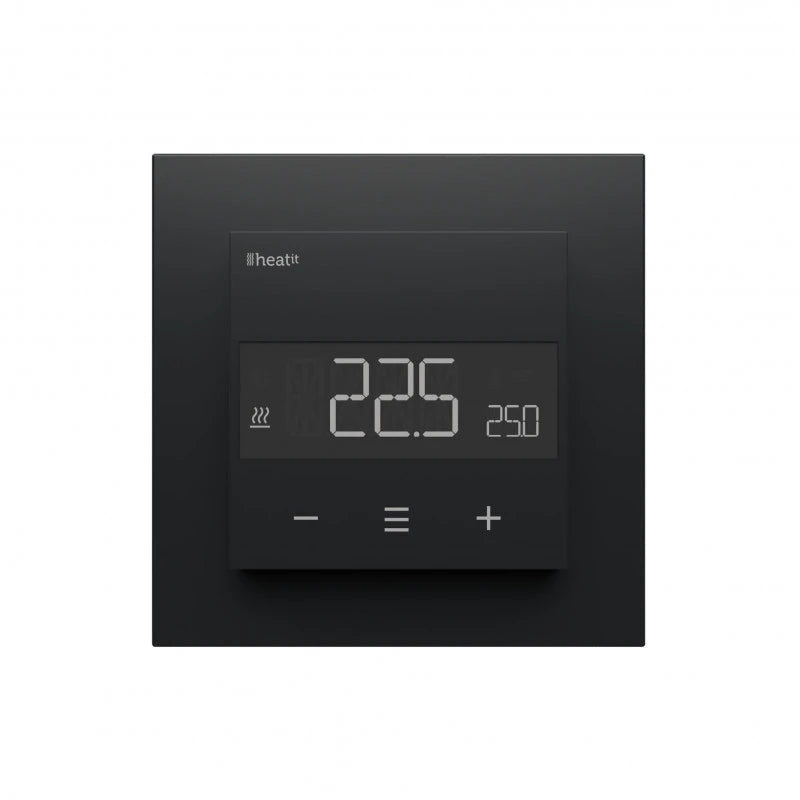 Heatit - Z-TRM6 Z-Wave+ 800 elektroninen termostaatti (musta)