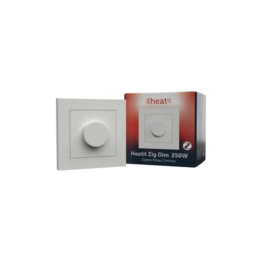 Heatit - Zigbee 250W rotary dimmer switch