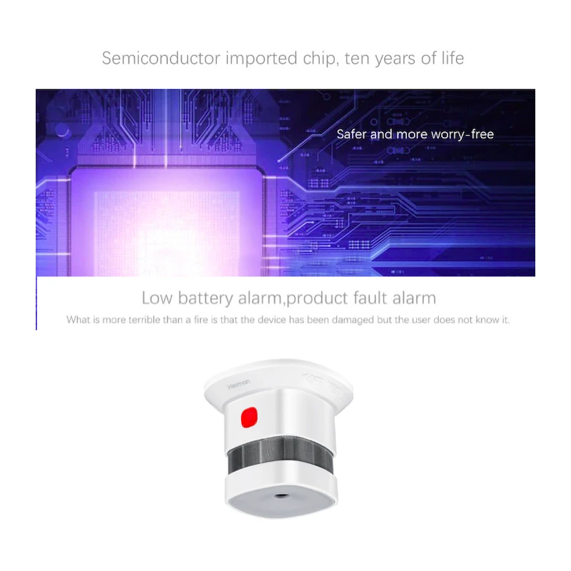 Heiman - Zigbee 3.0 smoke detector (EN14604 certified)
